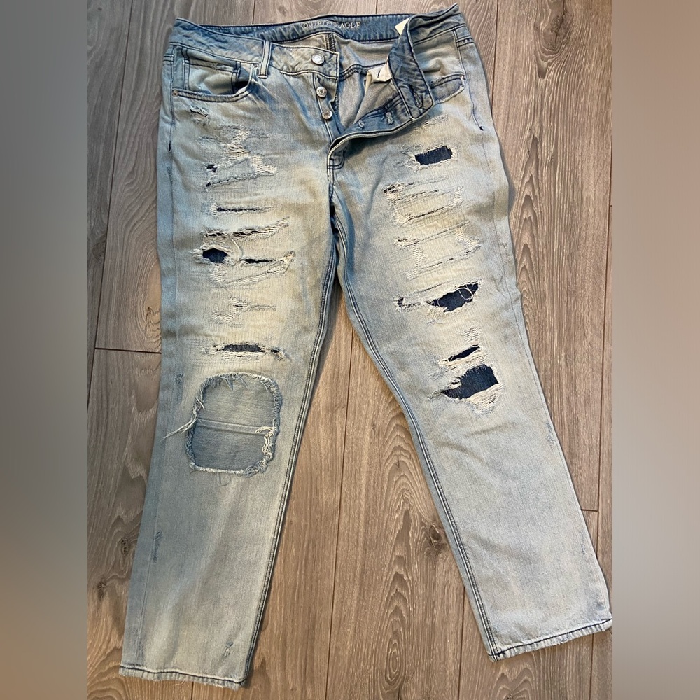 American Eagle button fly jeans